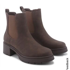 White Mountain Chocolate Ankle Boots